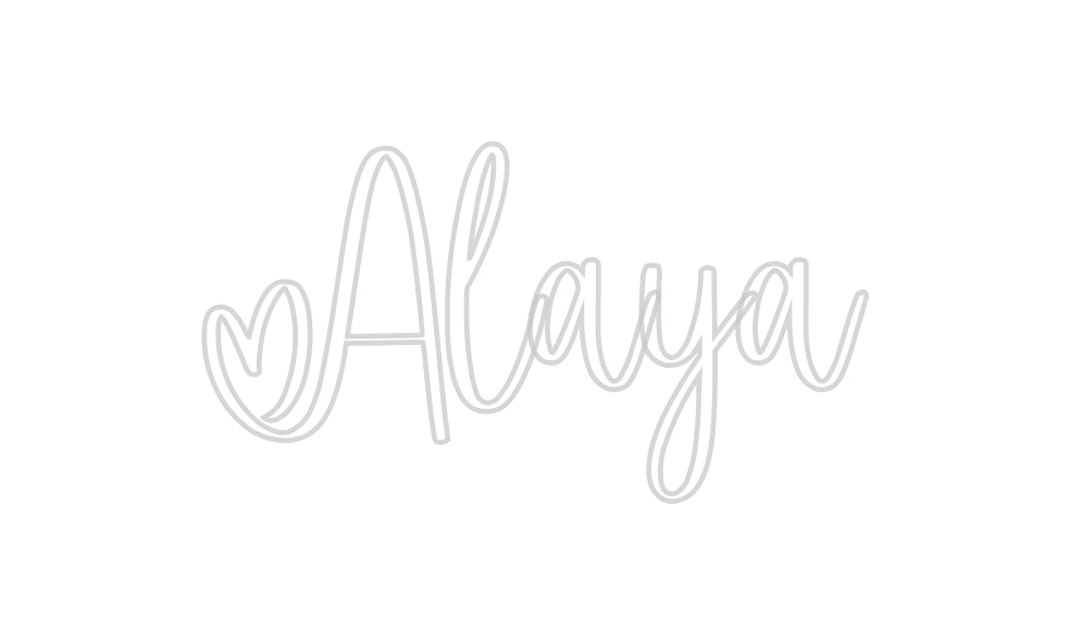 Custom Neon Signs Alaya