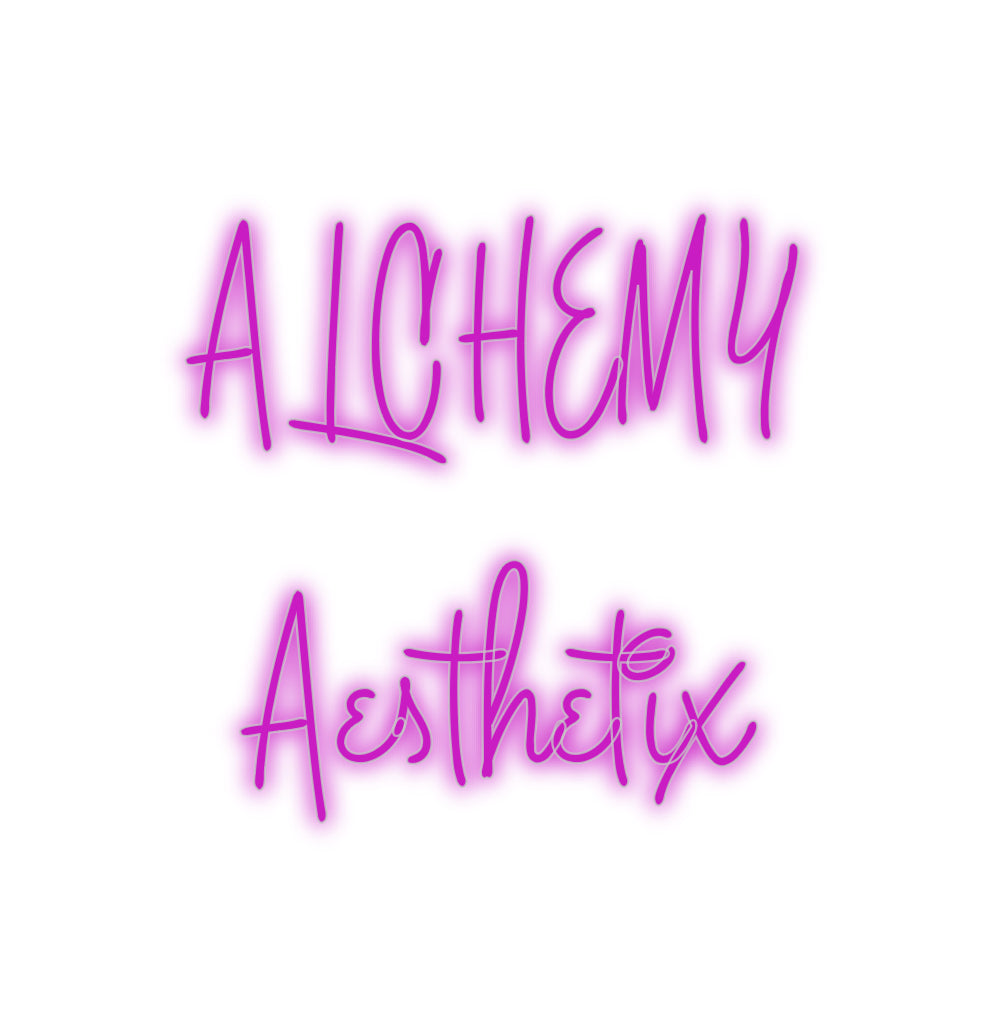 Custom Neon Signs ALCHEMY 
Aes...