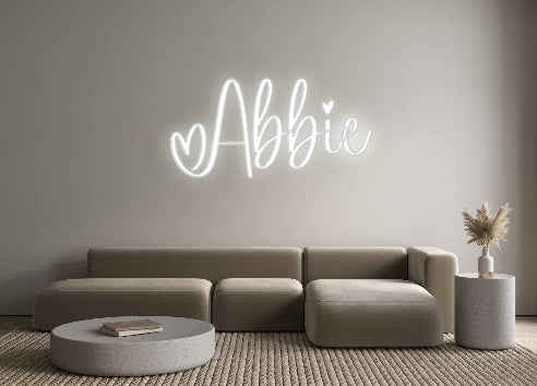 Custom Neon Signs Abbie