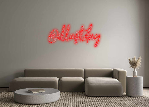 Custom Neon Signs @illustday