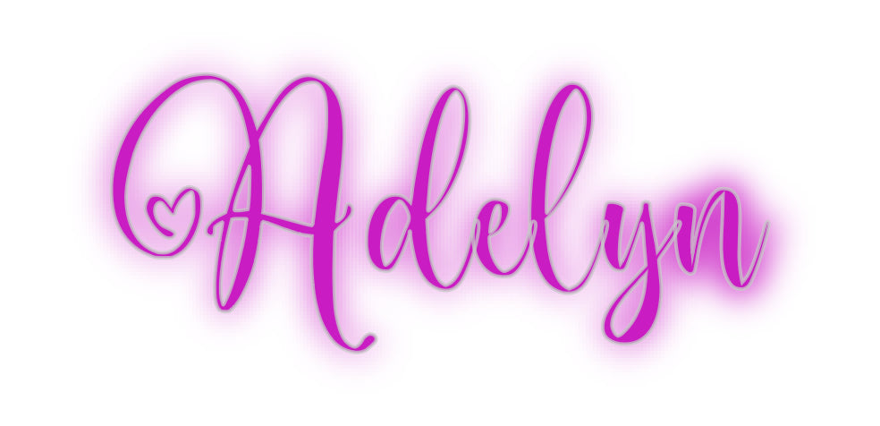 Custom Neon Signs Adelyn