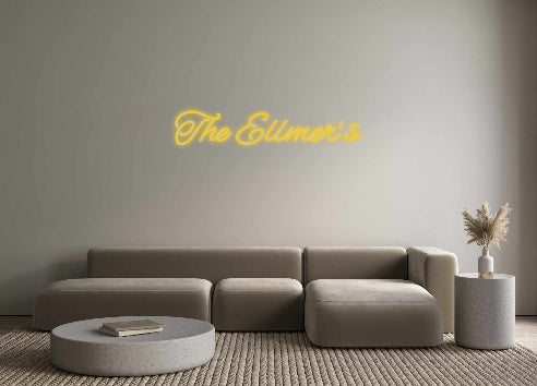 Insegne al neon personalizzate The Ellmer's