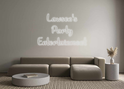 Insegne al neon personalizzate Lawson's
 Par...