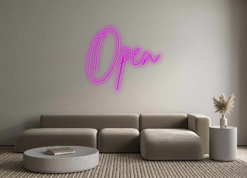 Custom Neon Signs Open