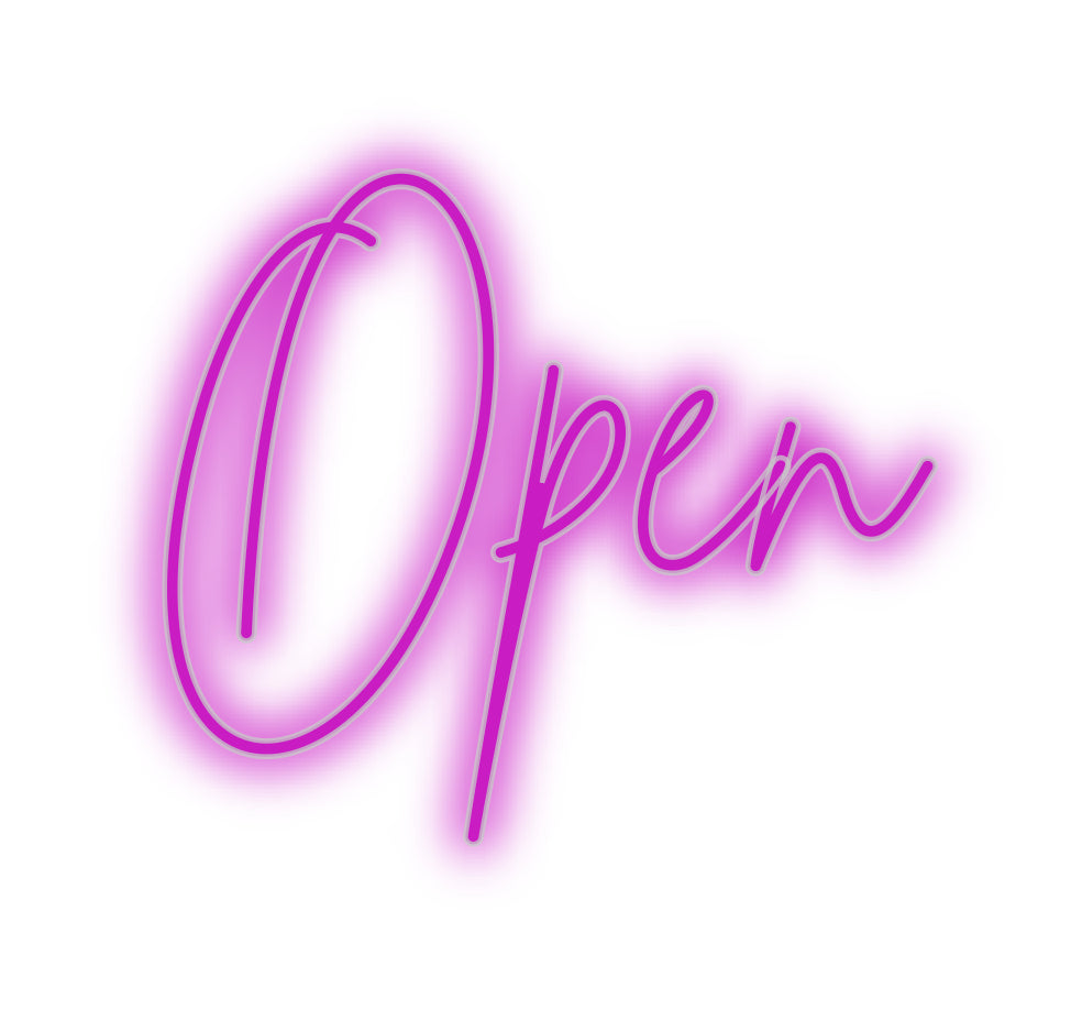 Custom Neon Signs Open