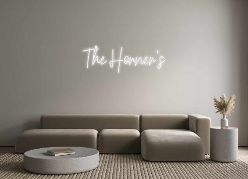 Insegne al neon personalizzate The Horner's