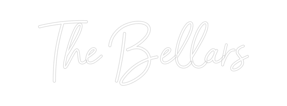 Insegne al neon personalizzate The Bellars