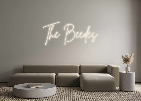 Custom Neon Signs The Beedes