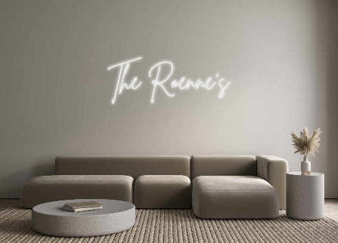 Insegne al neon personalizzate The Roenne's