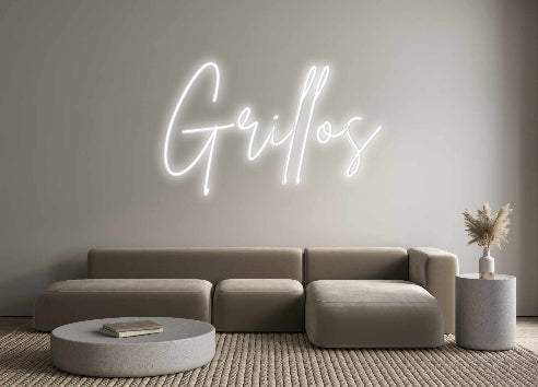 Insegne al neon personalizzate Grillos