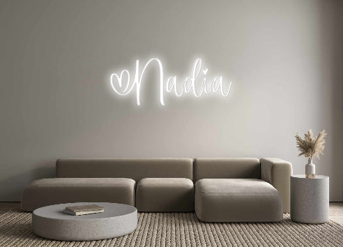 Insegne al neon personalizzate Nadia