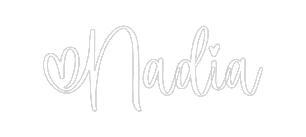 Insegne al neon personalizzate Nadia