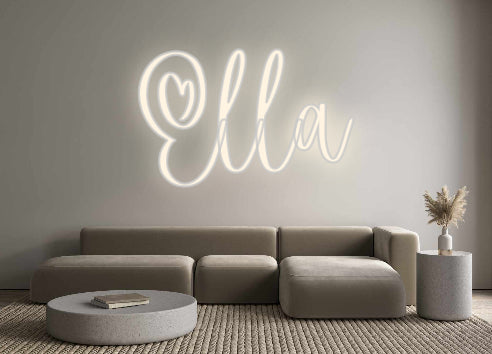 Insegne al neon personalizzate Ella