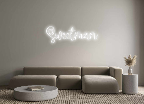 Insegne al neon personalizzate Sweetman