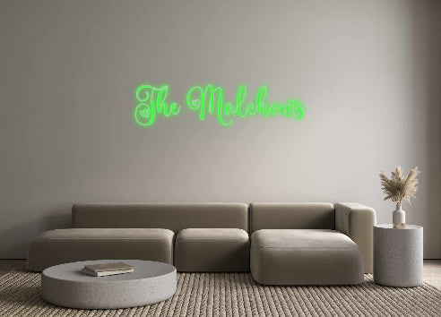 Custom Neon Signs The Malchows