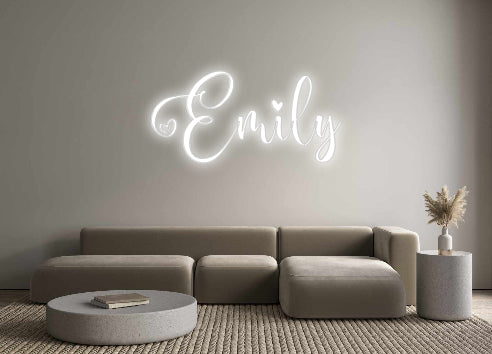 Insegne al neon personalizzate Emily