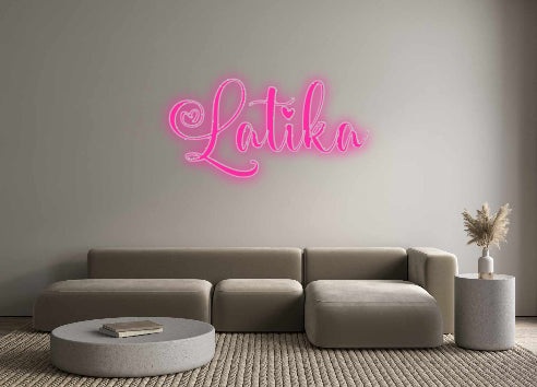 Insegne al neon personalizzate Latika