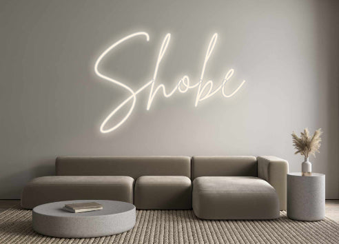 Custom Neon Signs Shobe