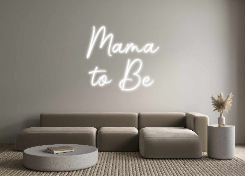 Insegne al neon personalizzate mamma
 essere