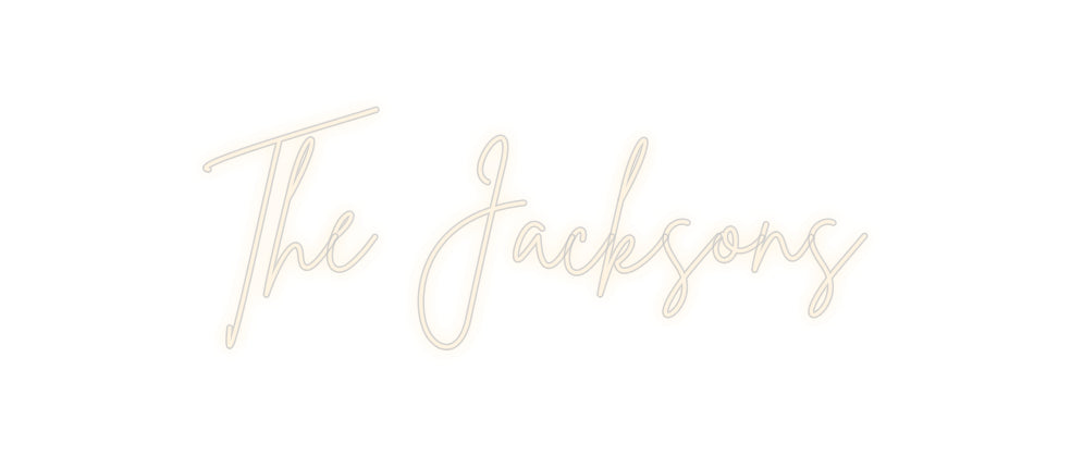 Insegne al neon personalizzate The Jacksons