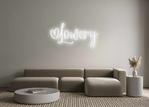 Insegne al neon personalizzate Lowery