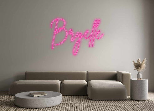 Insegne al neon personalizzate Bryelle