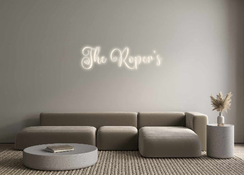 Insegne al neon personalizzate The Roper's