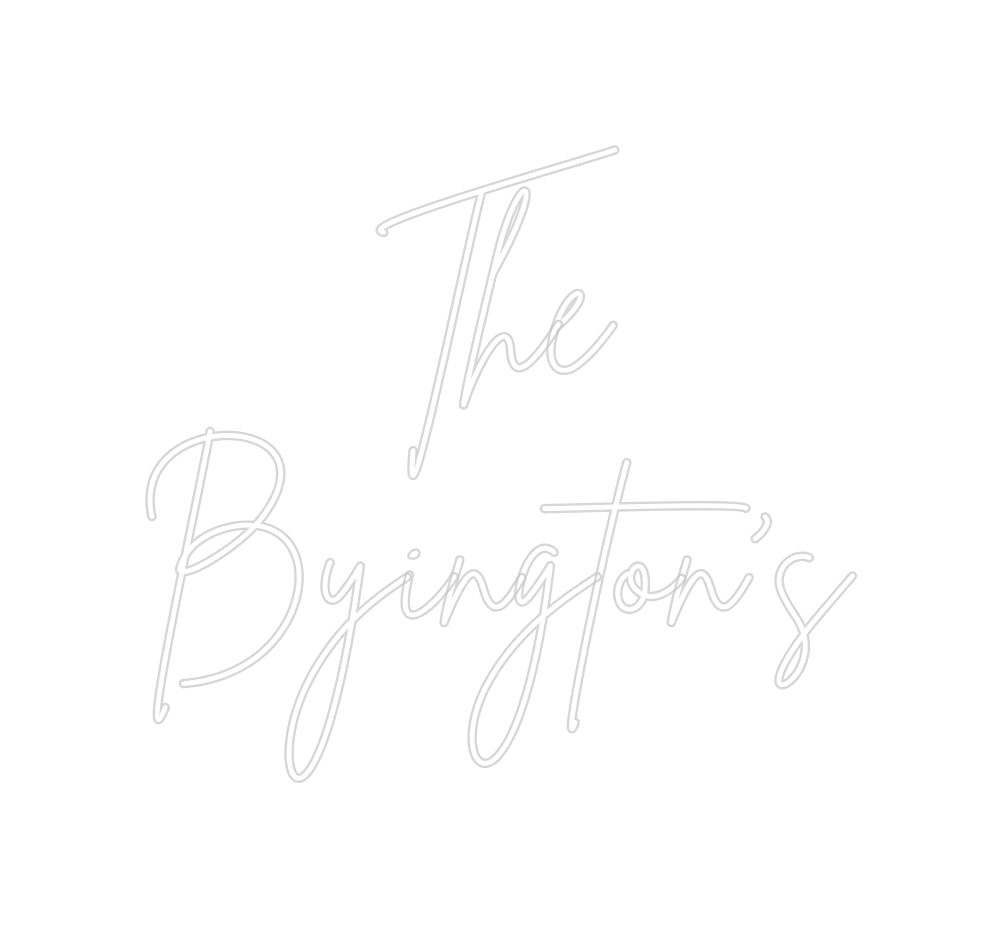 Custom Neon Signs The 
Byingto...