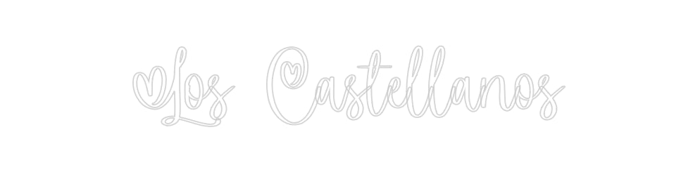 Custom Neon Signs Los Castellan...