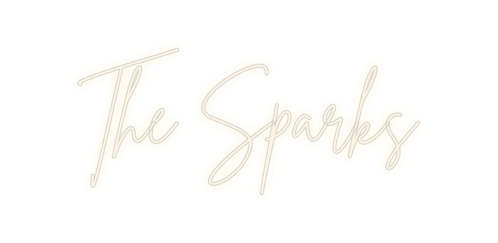 Insegne al neon personalizzate The Sparks