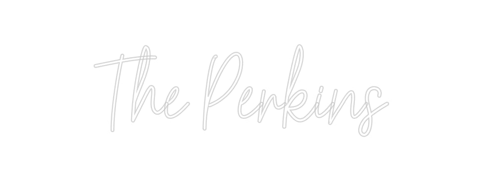 Insegne al neon personalizzate The Perkins