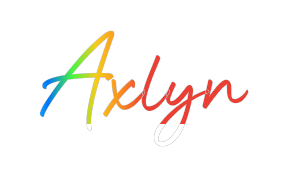 Insegne al neon personalizzate Axlyn