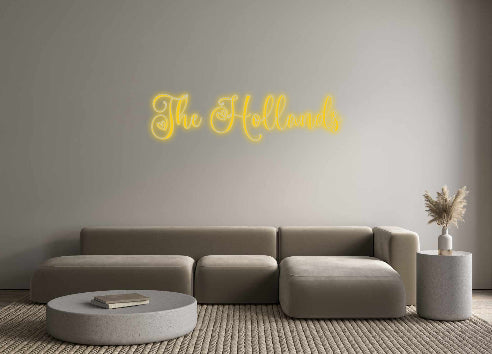 Custom Neon Signs The Hollands