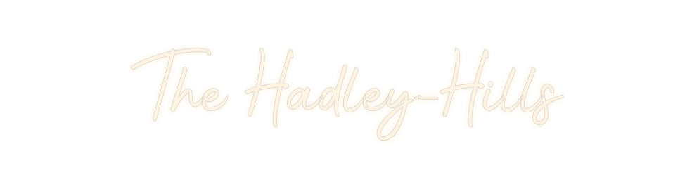 Insegne al neon personalizzate The Hadley-Hi...