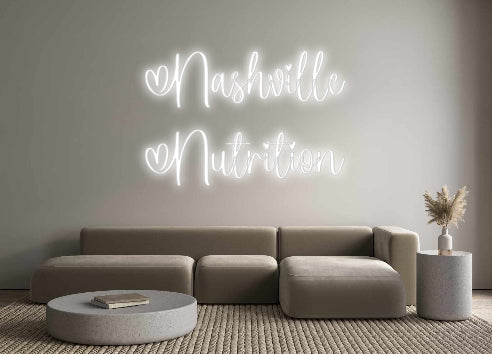 Insegne al neon personalizzate Nashville
 N...