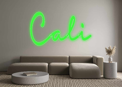 Insegne al neon personalizzate Cali