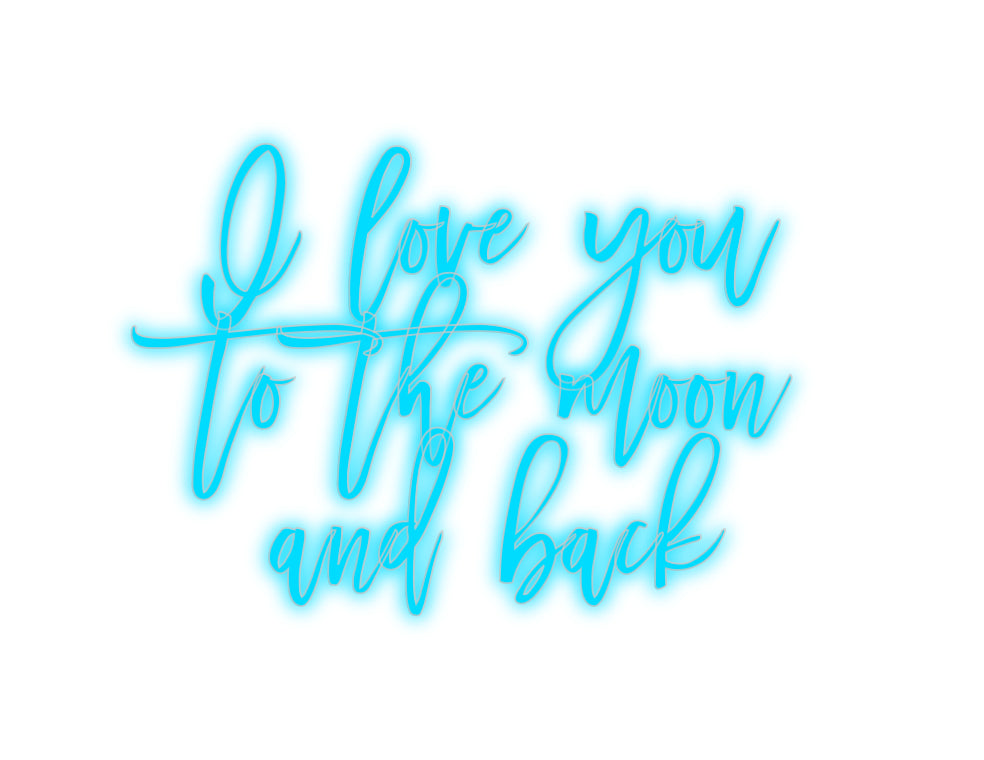 Custom Neon Signs I love you 
...