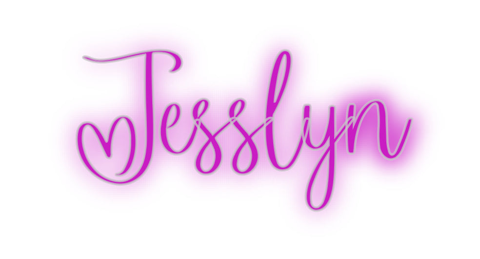 Insegne al neon personalizzate Jesslyn