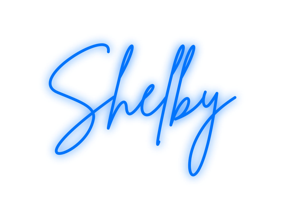 Insegne al neon personalizzate Shelby