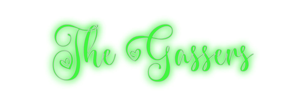 Custom Neon Signs The Gassers