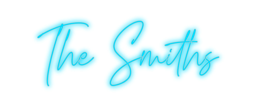 Insegne al neon personalizzate The Smiths