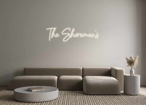 Insegne al neon personalizzate The Shoreman's