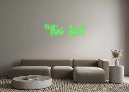 Custom Neon Signs Thai food