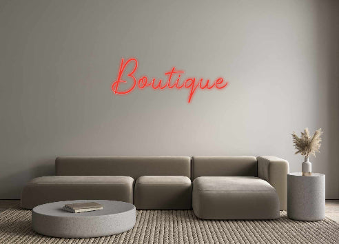 Custom Neon Signs Boutique