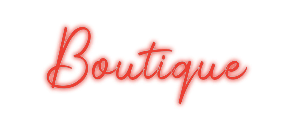 Custom Neon Signs Boutique