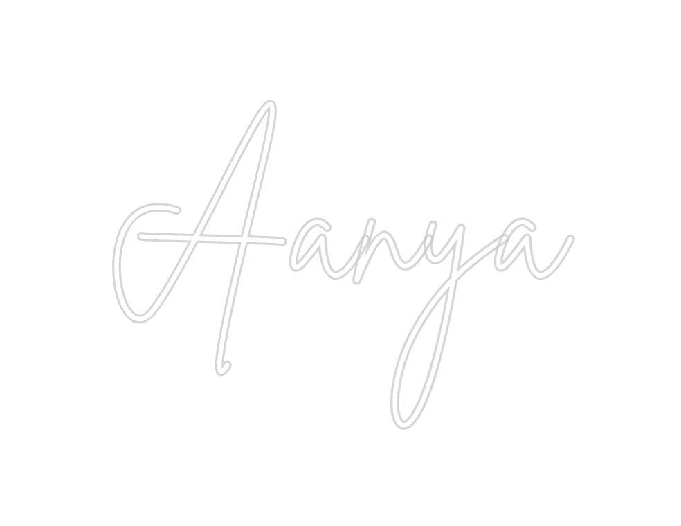 Custom Neon Signs Aanya