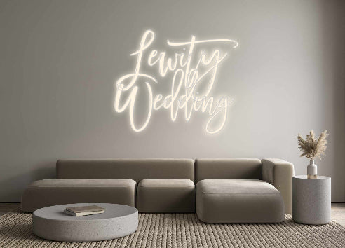 Custom Neon Signs Lewity
Wedding