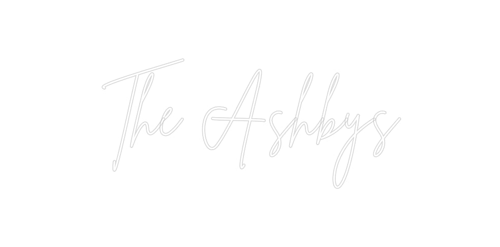 Custom Neon Signs The Ashbys