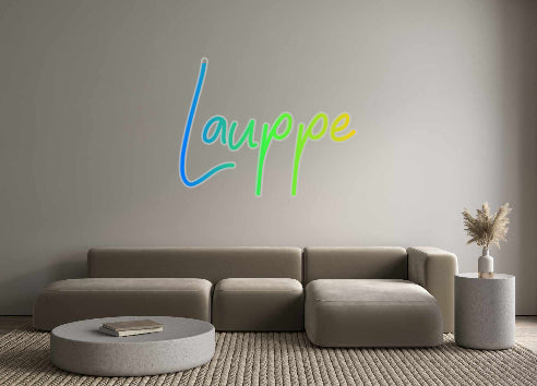 Insegne al neon personalizzate Lauppe