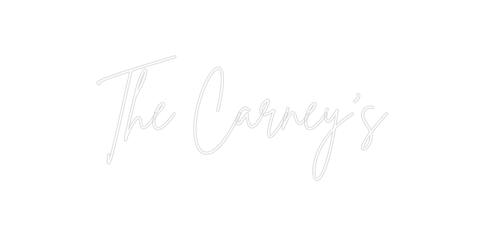 Insegne al neon personalizzate The Carney's